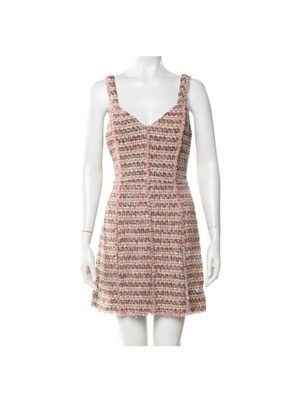 Ramy Brook Tweed Pink And Gold Size s 4 old money brunch